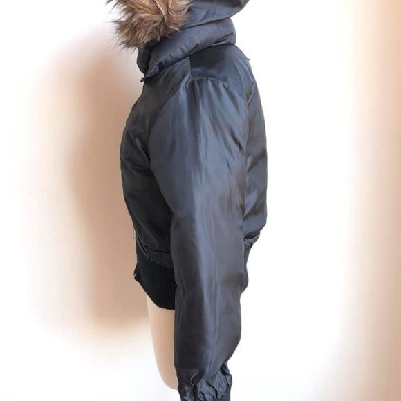 NEW S NINE WEST Quilt Jacket Down Hood - Picture 11 of 16